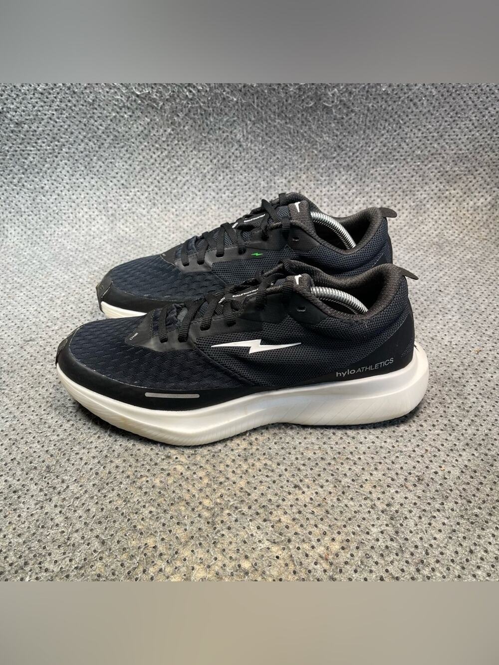 Hylo Athletics Impact Black Running Shoes No Insoles Size 10 Mens
